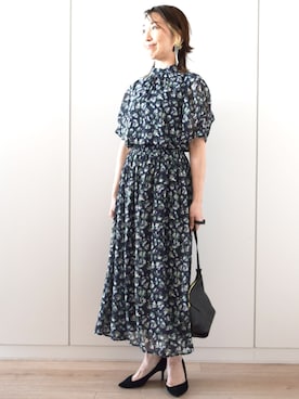 「MK MICHEL KLEIN（エムケーミッシェルクラン）のアイテム」を使った、MKミッシェルクランさん（レディース・158cm）の春コーディネート