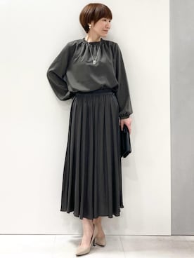MKミッシェルクランさん（レディース・157cm）の春コーディネート