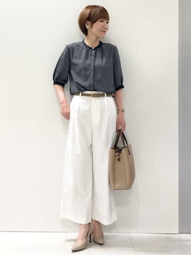 MKミッシェルクランさん(レディース・157cm)の秋コーディネート