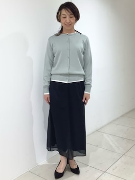 MKミッシェルクランさん（レディース・158cm）の春コーディネート