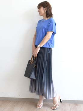 MKミッシェルクランさん（レディース・162cm）の夏コーディネート