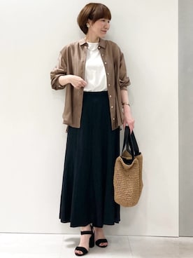 MKミッシェルクランさん（レディース・157cm）の夏コーディネート