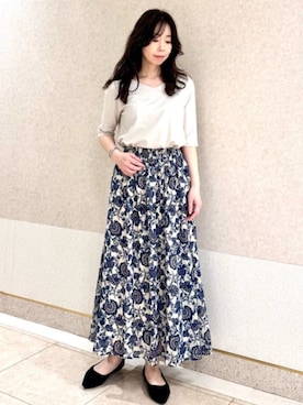 MKミッシェルクランさん（レディース・157cm）の春コーディネート