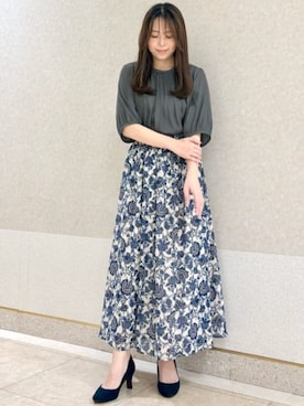 MKミッシェルクランさん（レディース・153cm）の夏コーディネート