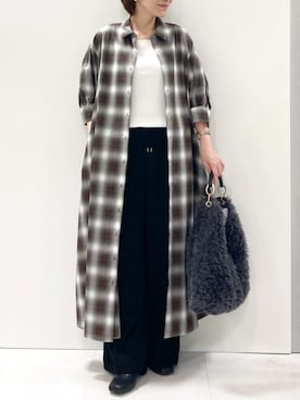 MKミッシェルクランさん（レディース・157cm）の秋コーディネート