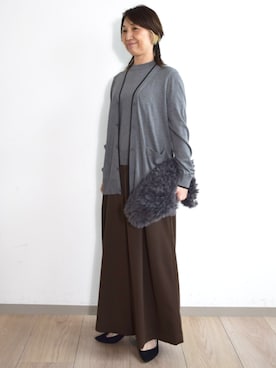 MKミッシェルクランさん(レディース・158cm)の秋コーディネート