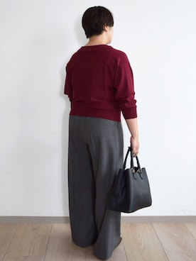 MKミッシェルクランさん（レディース・154cm）の秋コーディネート