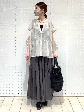 MKミッシェルクランさん（レディース・154cm）の夏コーディネート