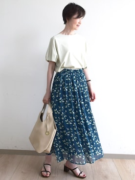 MKミッシェルクランさん(レディース・156cm)の夏コーディネート