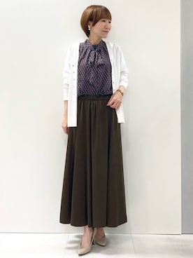 MKミッシェルクランさん(レディース・157cm)の秋コーディネート