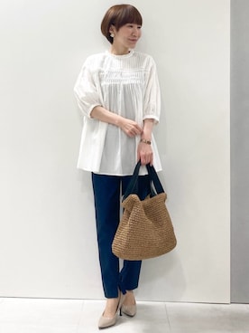 MKミッシェルクランさん（レディース・157cm）の春コーディネート