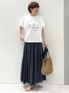 MKミッシェルクランさん（レディース・157cm）の春コーディネート