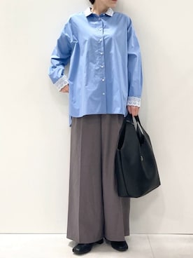 MKミッシェルクランさん（レディース・157cm）の秋コーディネート