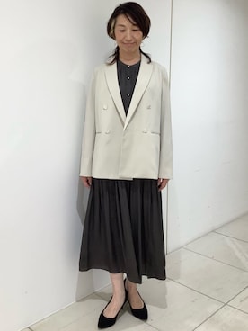 「食事会」｜MKミッシェルクランさん（レディース・158cm）の春コーディネート