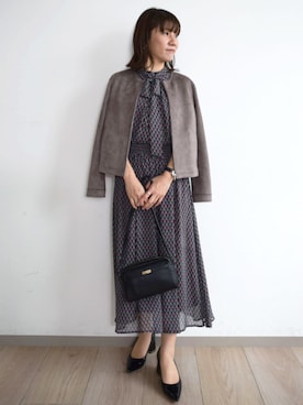 MKミッシェルクランさん(レディース・163cm)の秋コーディネート