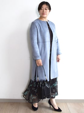 MKミッシェルクランさん（レディース・154cm）の秋コーディネート