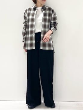 MKミッシェルクランさん（レディース・157cm）の秋コーディネート
