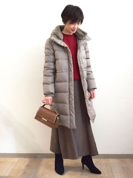 MKミッシェルクランさん（レディース・156cm）の秋コーディネート