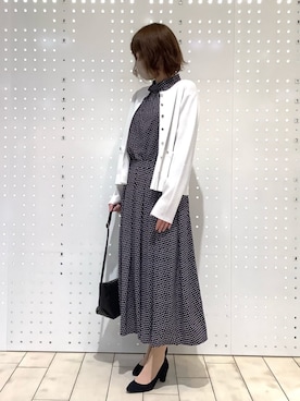 MKミッシェルクランさん（レディース・157cm）の春コーディネート
