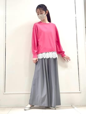 MKミッシェルクランさん(レディース・160cm)の春コーディネート