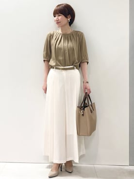 MKミッシェルクランさん(レディース・157cm)の春コーディネート
