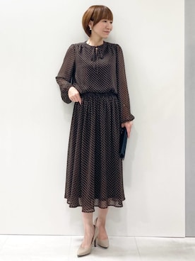 MKミッシェルクランさん(レディース・157cm)の秋コーディネート