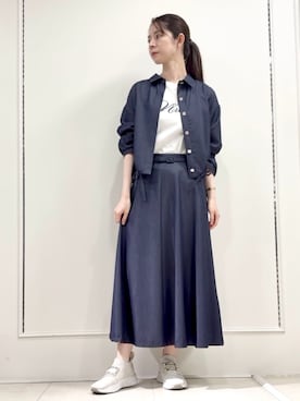 MKミッシェルクランさん（レディース・160cm）の春コーディネート