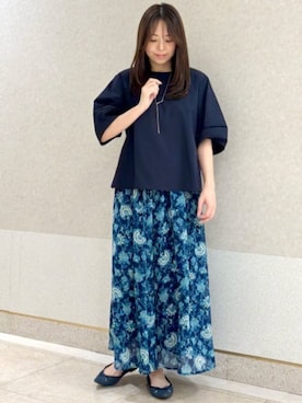 MKミッシェルクランさん（レディース・153cm）の夏コーディネート