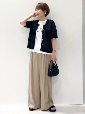 MKミッシェルクランさん（レディース・157cm）の夏コーディネート