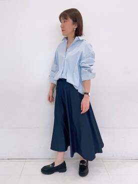 「MK MICHEL KLEIN」｜MKミッシェルクランさん（レディース・163cm）の春コーディネート