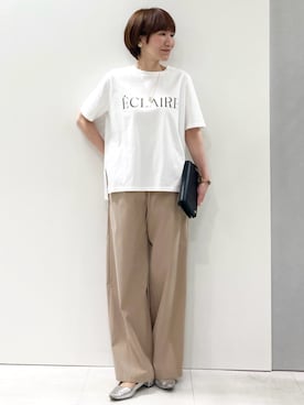 「MK MICHEL KLEIN（エムケーミッシェルクラン）のアイテム」を使った、MKミッシェルクランさん（レディース・157cm）の春コーディネート