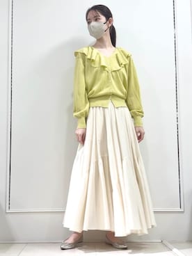 「MK MICHEL KLEIN（エムケーミッシェルクラン）のアイテム」を使った、MKミッシェルクランさん（レディース・160cm）の春コーディネート