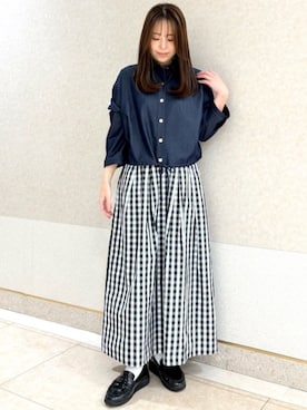 MKミッシェルクランさん（レディース・153cm）の春コーディネート