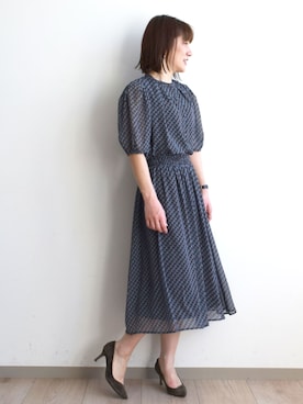 「MK MICHEL KLEIN（エムケーミッシェルクラン）のアイテム」を使った、MKミッシェルクランさん（レディース・163cm）の春コーディネート