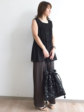 MKミッシェルクランさん（レディース・162cm）の夏コーディネート