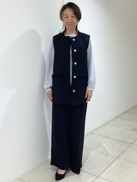 MKミッシェルクランさん(レディース・158cm)の冬コーディネート