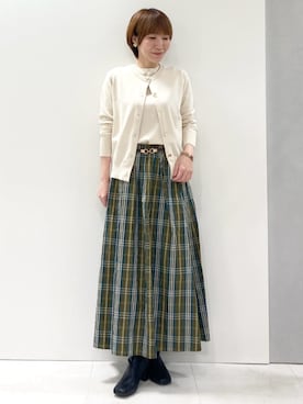 MKミッシェルクランさん（レディース・157cm）の秋コーディネート