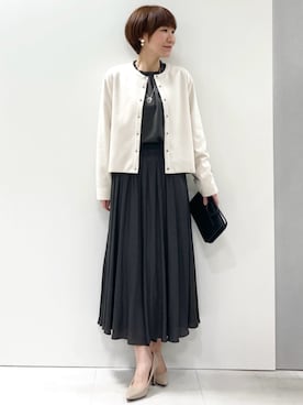 MKミッシェルクランさん（レディース・157cm）の春コーディネート