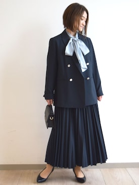 MKミッシェルクランさん(レディース・160cm)の冬コーディネート
