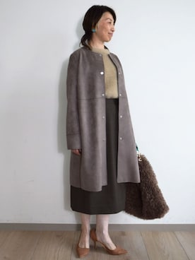 MKミッシェルクランさん(レディース・158cm)の秋コーディネート