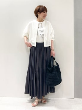MKミッシェルクランさん（レディース・157cm）の夏コーディネート