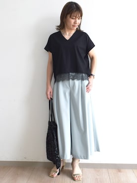 MKミッシェルクランさん(レディース・162cm)の夏コーディネート