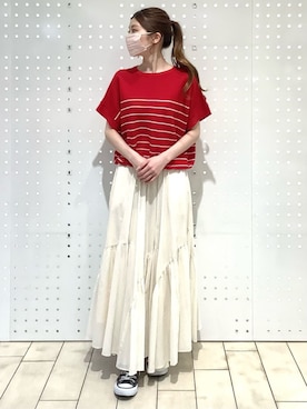MKミッシェルクランさん（レディース・154cm）の春コーディネート