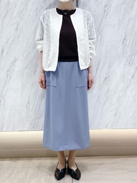 MKミッシェルクランさん(レディース・153cm)の春コーディネート