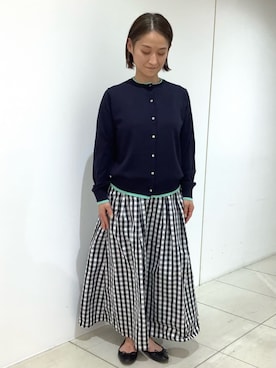 「MK MICHEL KLEIN」｜MKミッシェルクランさん（レディース・151cm）の春コーディネート