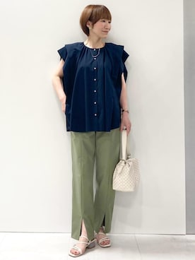 MKミッシェルクランさん(レディース・157cm)の夏コーディネート