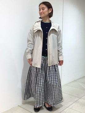「MK MICHEL KLEIN」｜MKミッシェルクランさん（レディース・151cm）の冬コーディネート