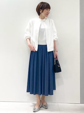 MKミッシェルクランさん（レディース・157cm）の春コーディネート