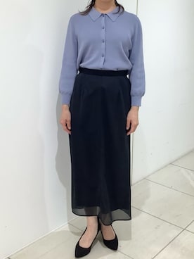 「MK MICHEL KLEIN」｜MKミッシェルクランさん（レディース・158cm）の春コーディネート
