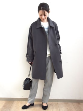 MKミッシェルクランさん（レディース・160cm）の秋コーディネート